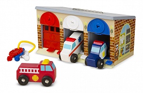 Развивающая игра - Закрой гараж на ключ из серии Первые навыки (Melissa&Doug, 4580_md)